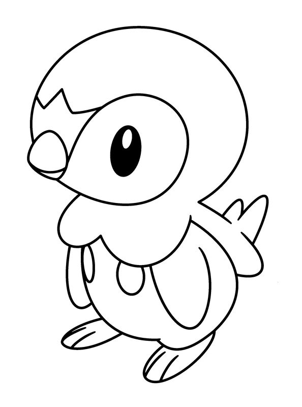 Coloriage du petit oiseau