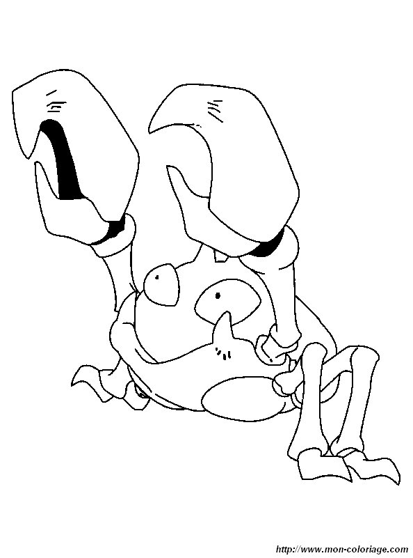 coloriage pokemon craby  