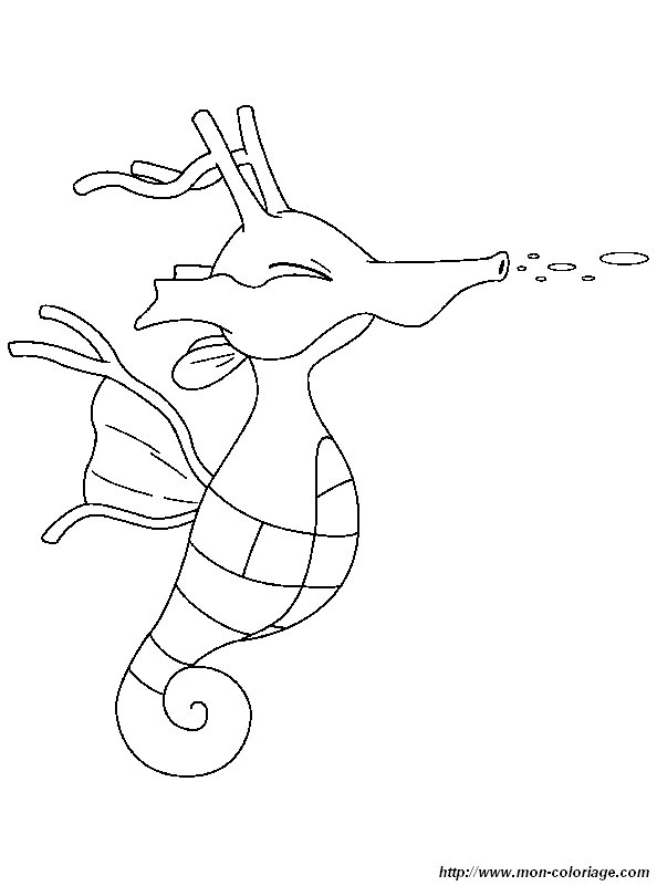 coloriage pokemon hypocean  