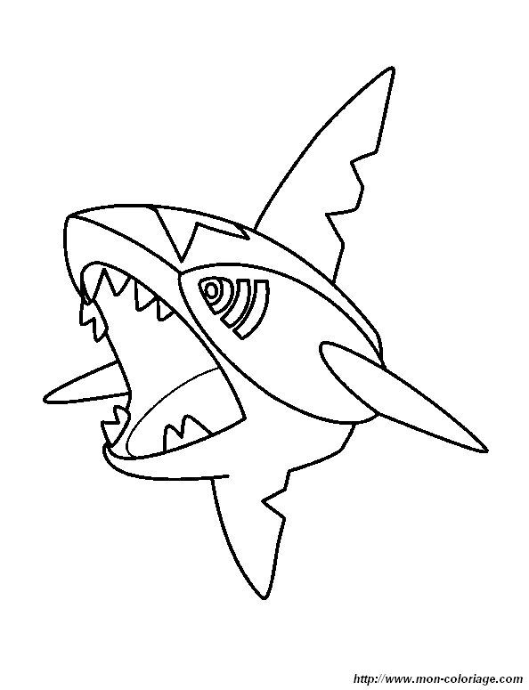 coloriage pokemon samehader  