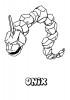 Onix la chenille en pierre