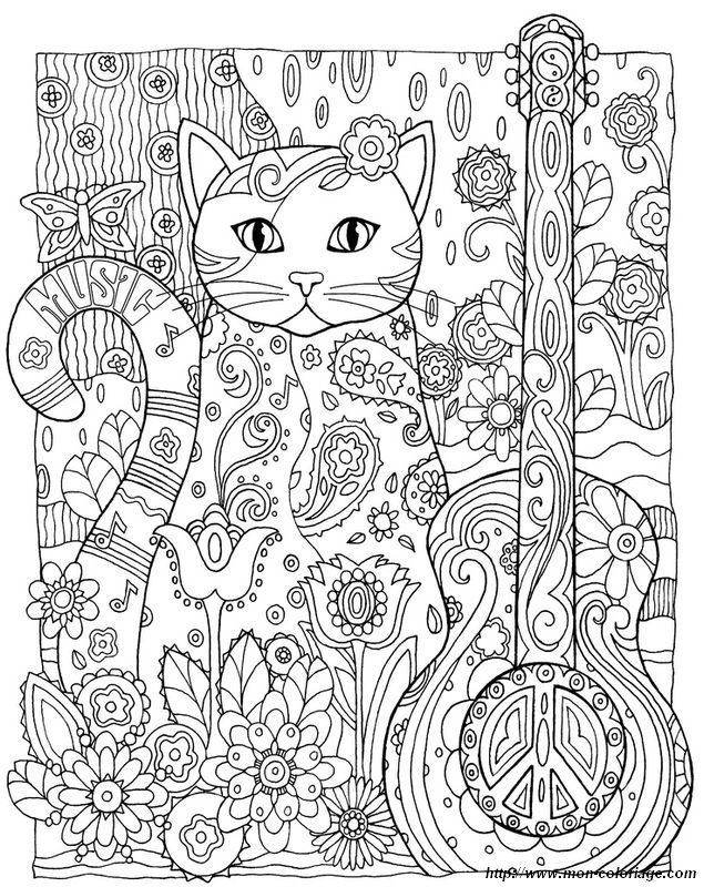 Coloriage de chat