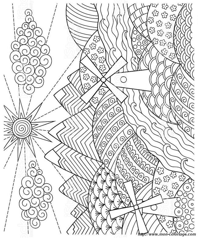 Coloriage Adulte Paysage Gratuit En Ligne