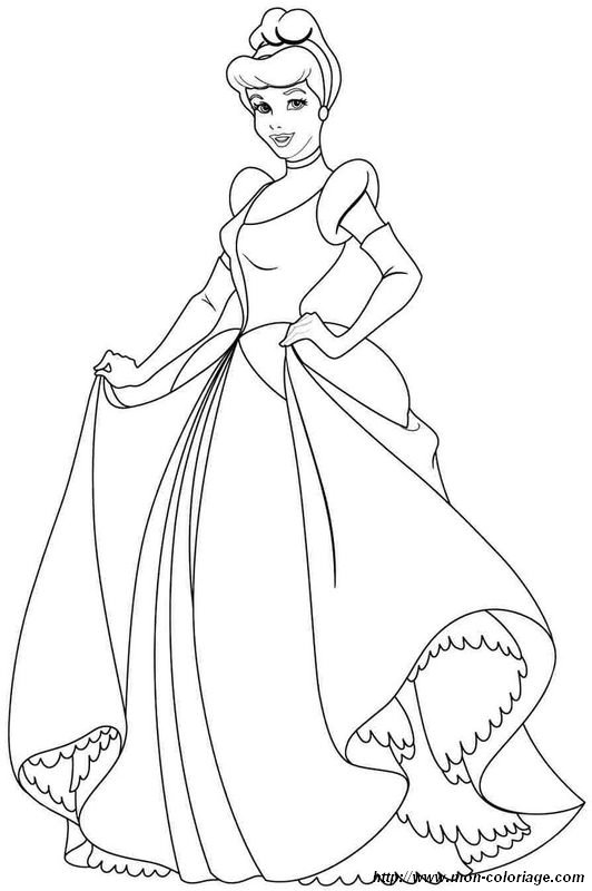 Coloriage de Princesse et prince, dessin La belle au bois dormant va au
