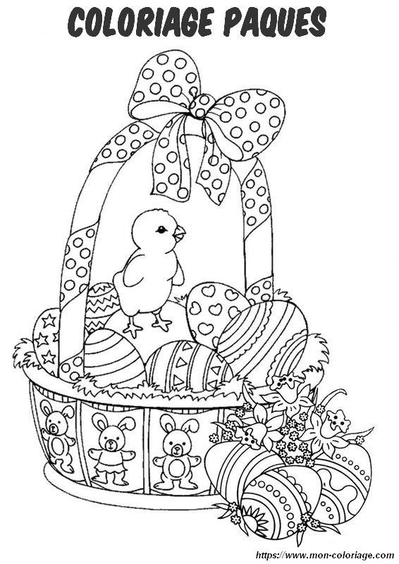 Coloriage pour Paques