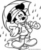 Mickey sous la pluie