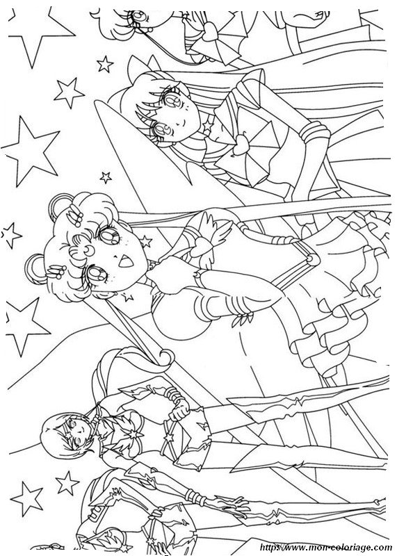 coloriage sailor moon