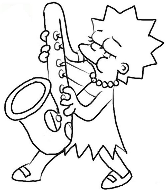 Lisa sait jouer du saxophone