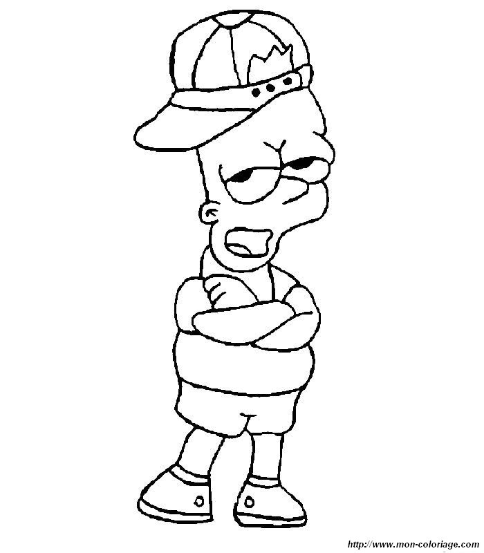 Coloriage A Imprimer Des Simpson