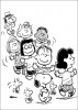 Toute la famille et les amis de Snoopy