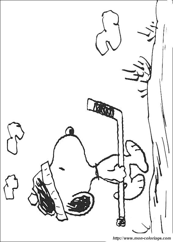 snoopy colorier