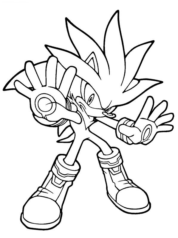 Sonic montre ses mains