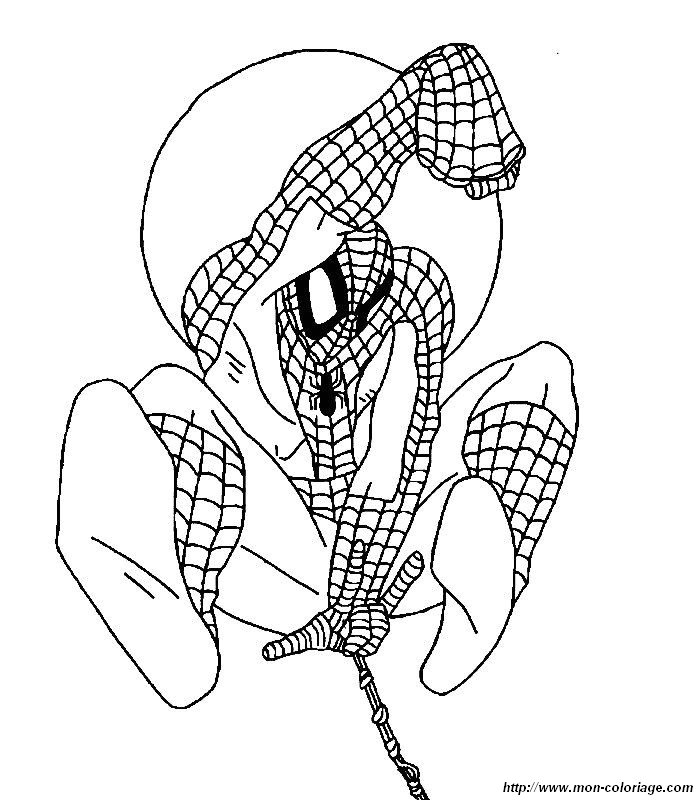 coloriage spiderman