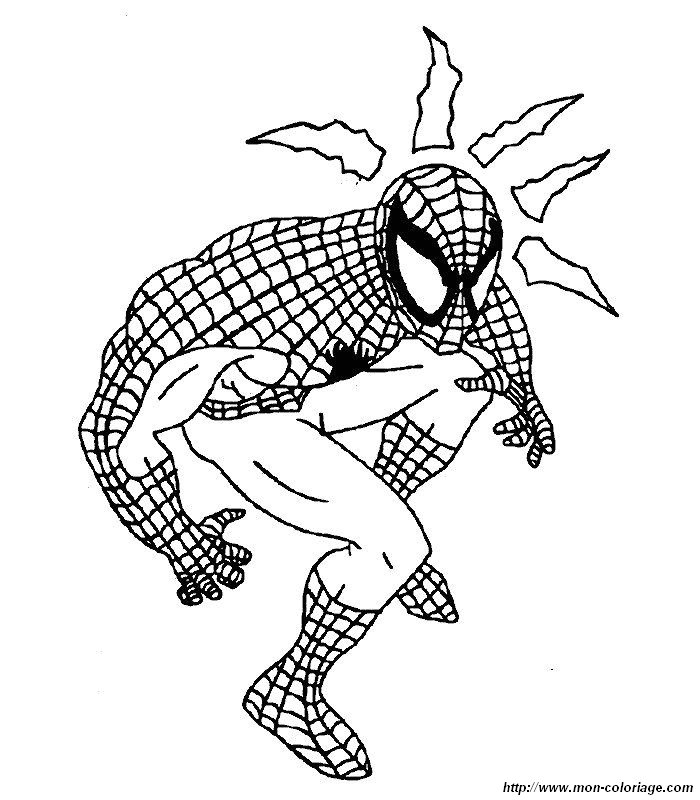 coloriages de spiderman