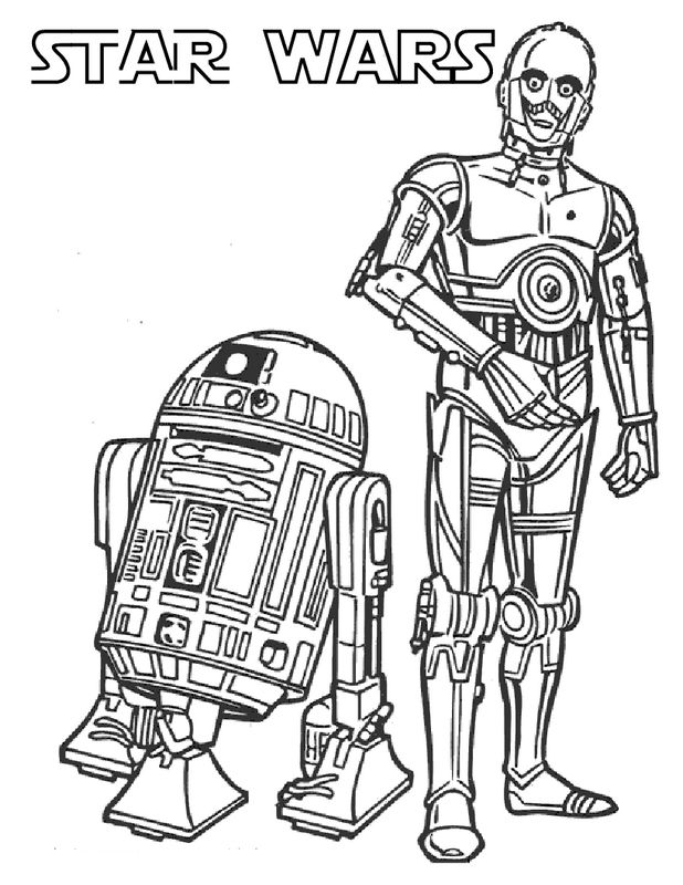 Les droides C 3PO et R2 D2