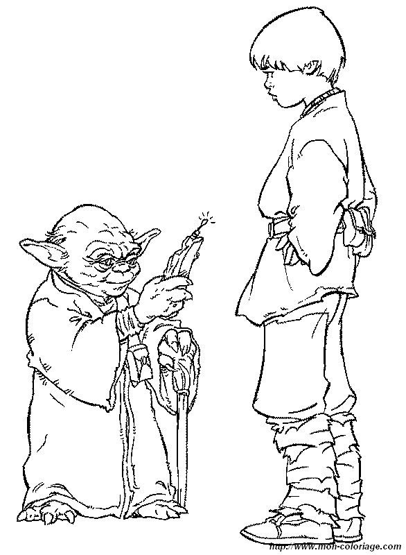 maitre yoda avec anakin skywalker