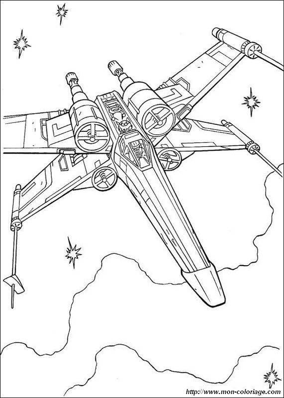 vaisseau spatial de type x wings