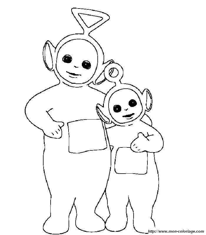 teletubbies colorier