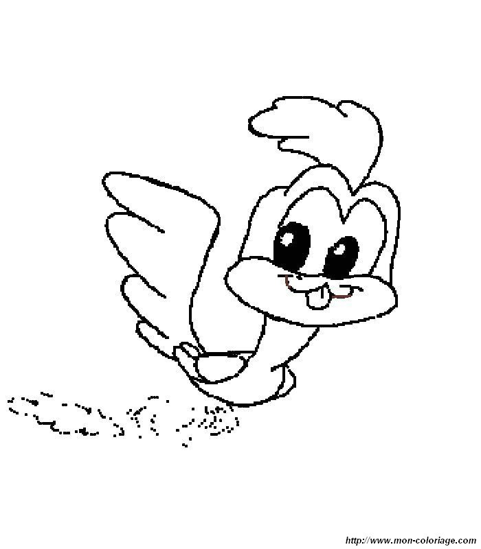 tiny toon a colorier