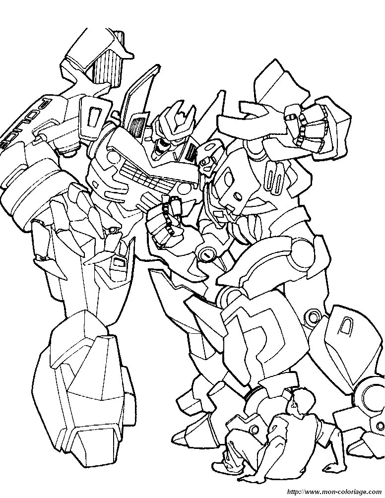 Coloriage De Transformers Optimus Prime
