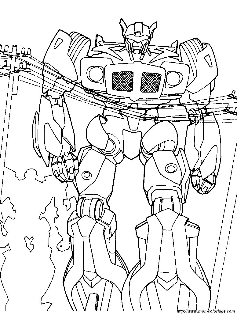 coloriage transformers 4  