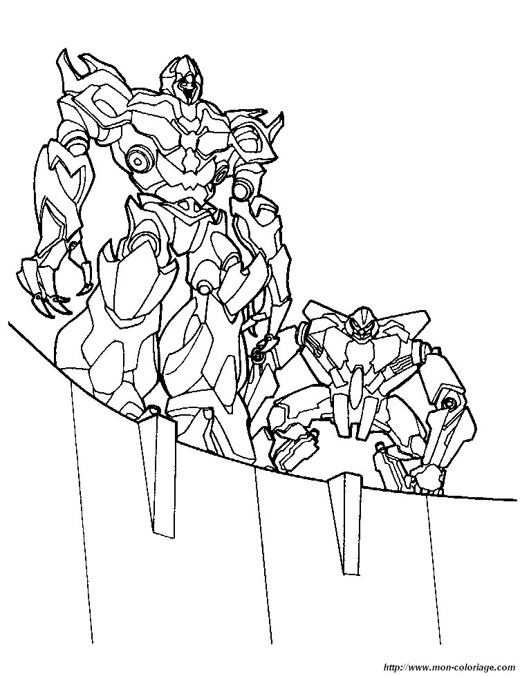 coloriage transformers  