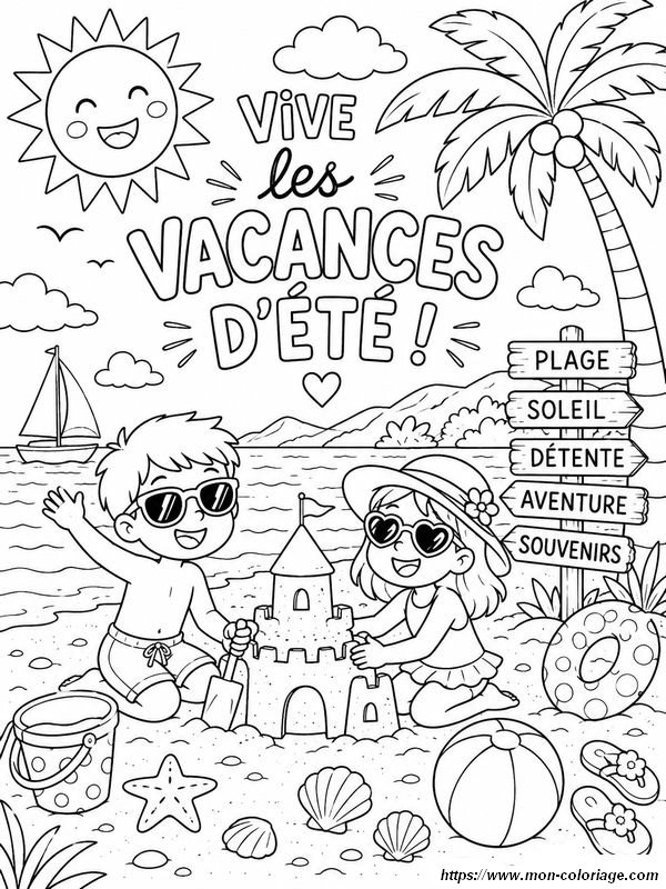 Le plaisir des grandes vacances