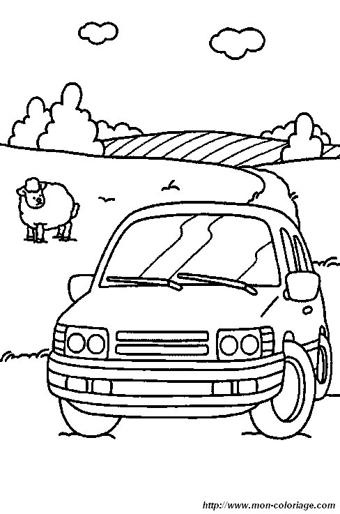 voiture mouton