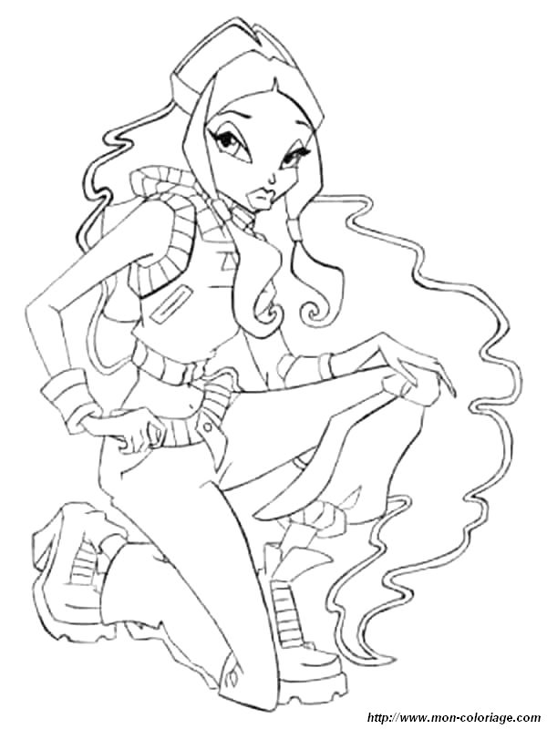 coloriage winx 10  