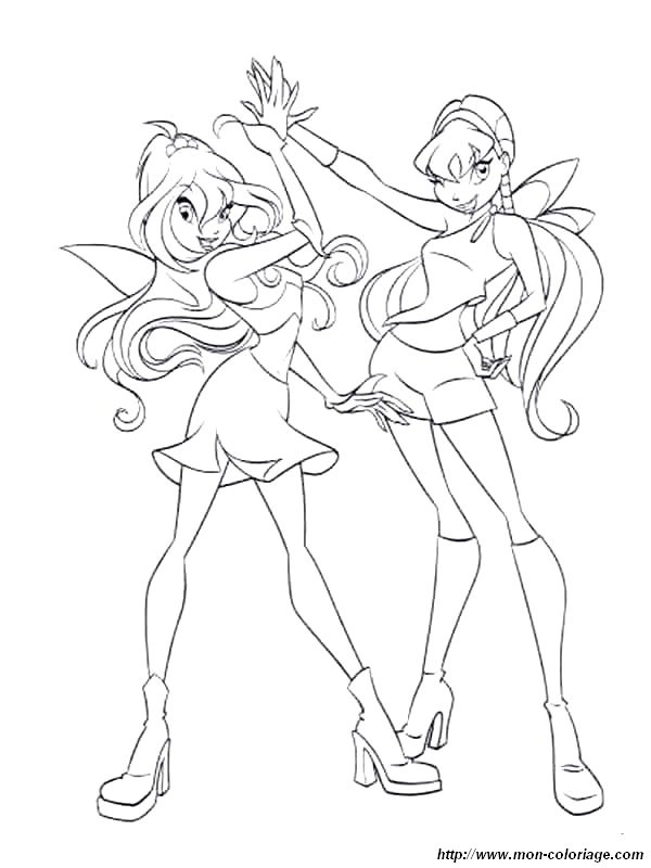 coloriage winx 14  