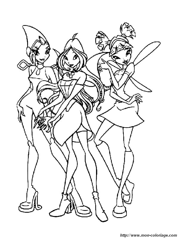 coloriage winx 31  