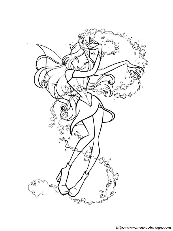 coloriage winx 32  