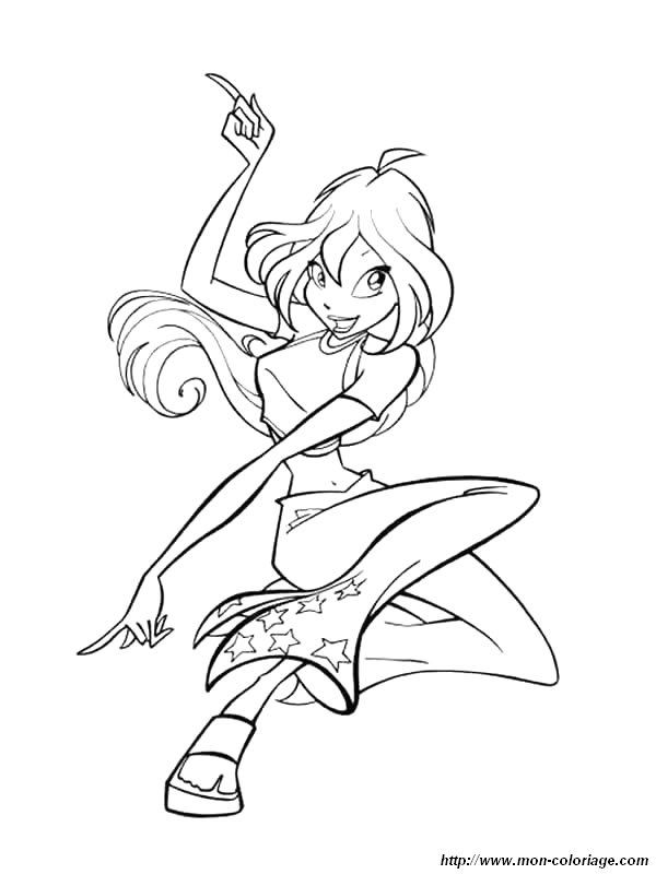 coloriage winx 37  