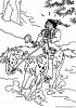 coloriages yakari cheval  