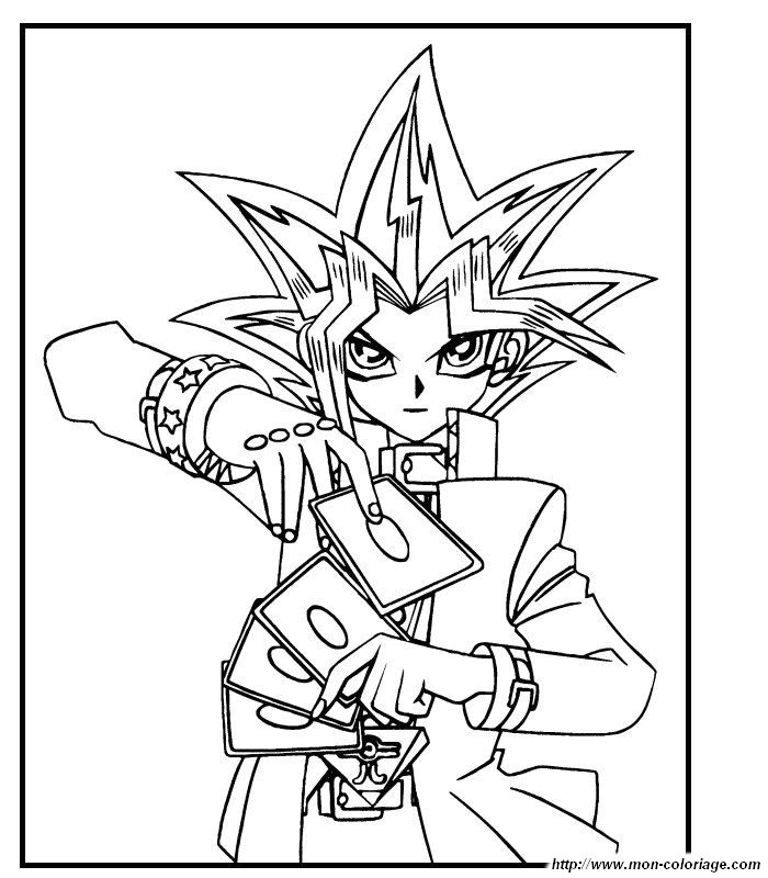 Coloriage De Yu Gi Oh Dessin 015 à Colorier